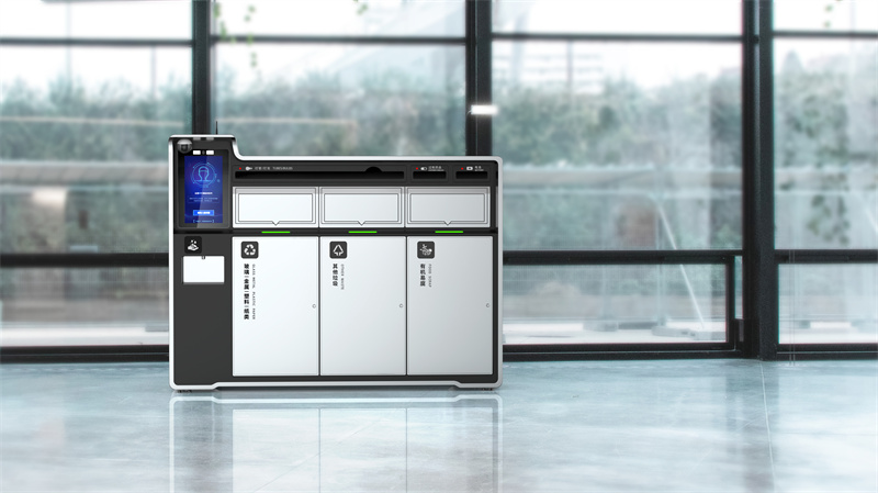 智能垃圾桶產(chǎn)品外觀(guān)設(shè)計(jì)，垃圾桶工業(yè)設(shè)計(jì)案例