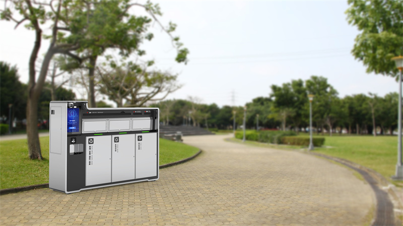 智能垃圾桶產(chǎn)品外觀(guān)設(shè)計(jì)，垃圾桶工業(yè)設(shè)計(jì)案例